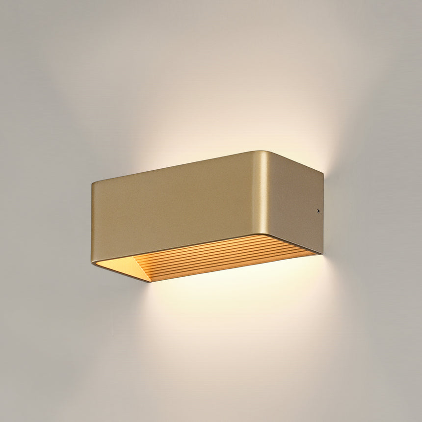 ACB Icon Wall Lamp 16/3089-20 Technical Gold, LED 10.5W 1100lm, CRI90 I, integrated LED, Kelvin 2700K-3000K Slide Switch A3089270OT