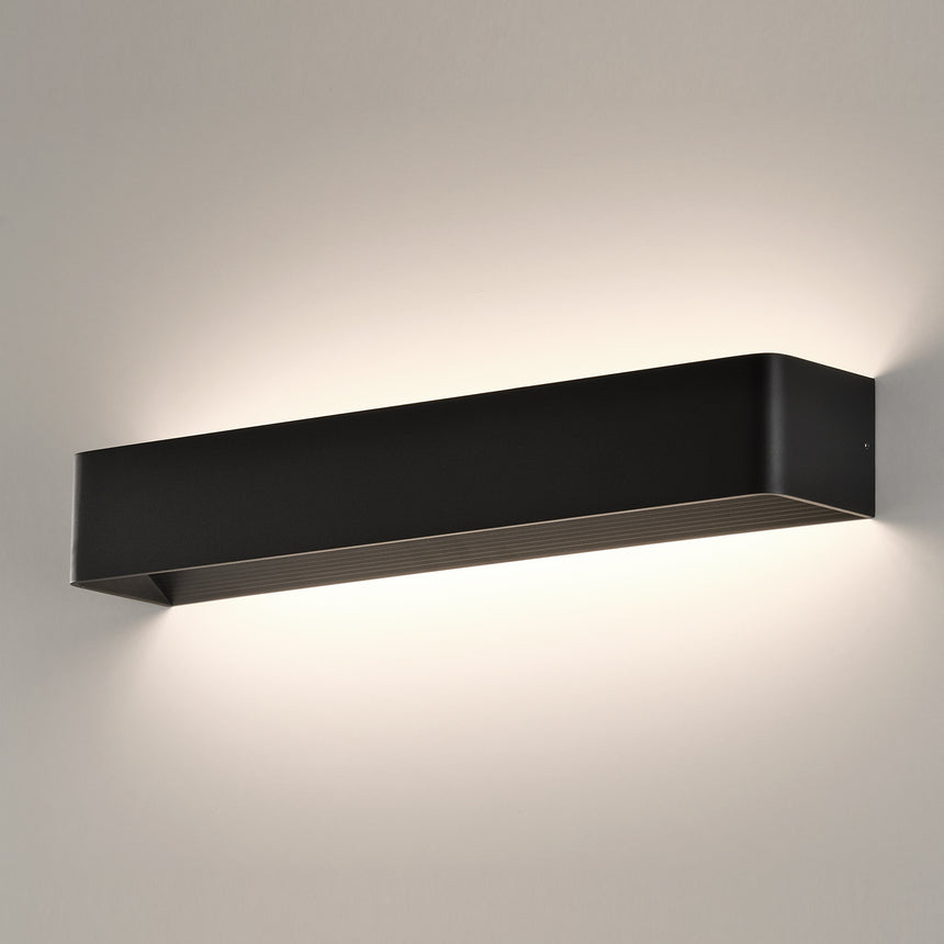 ACB Icon Wall Lamp 16/3089-50 Textured Black, LED 32W 3162lm, CRI90 I, integrated LED, Kelvin 2700K-3000K Slide Switch A3089470N
