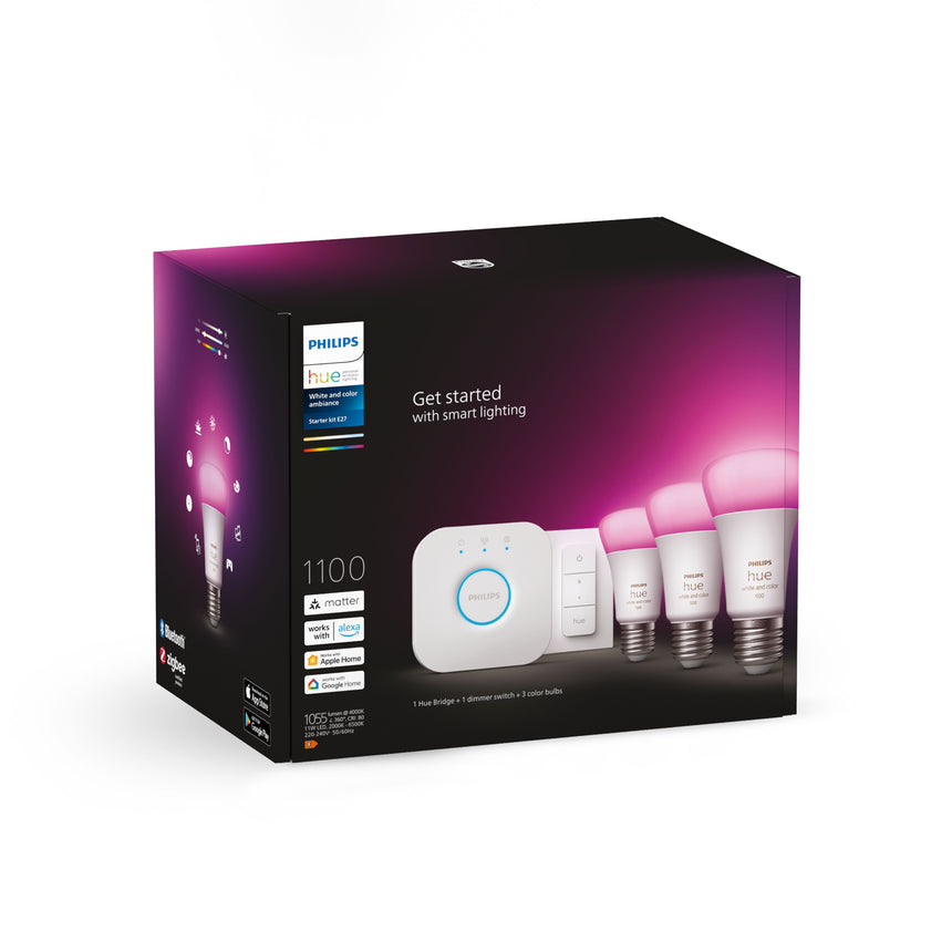 Philips Hue White and Color Ambiance Kit de inicio blanco RGBW E27 11W 1055lm 871951429135500 - imagen 10