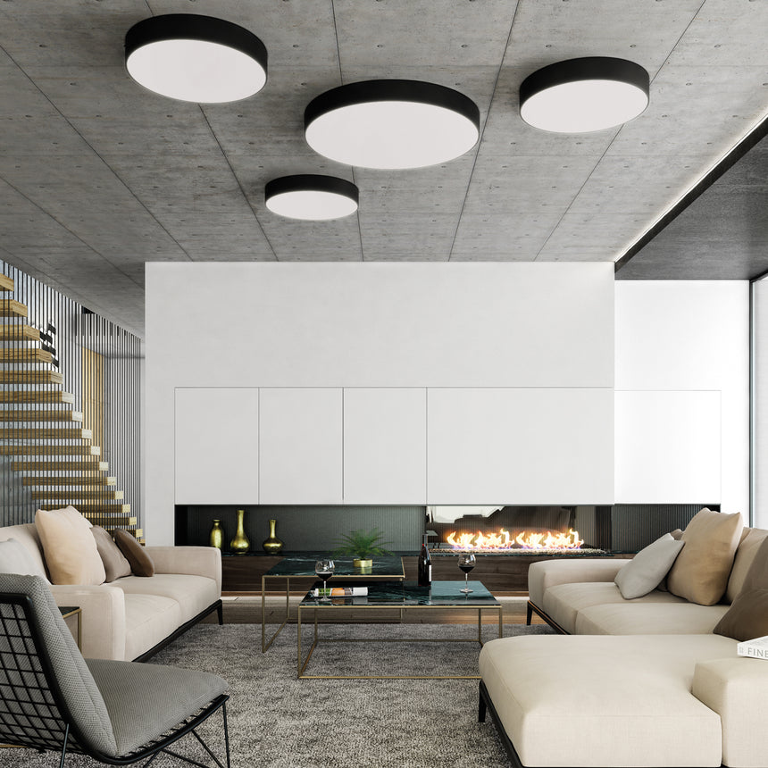 ACB Isia Plafón negro LED Slide Switch P3453270N