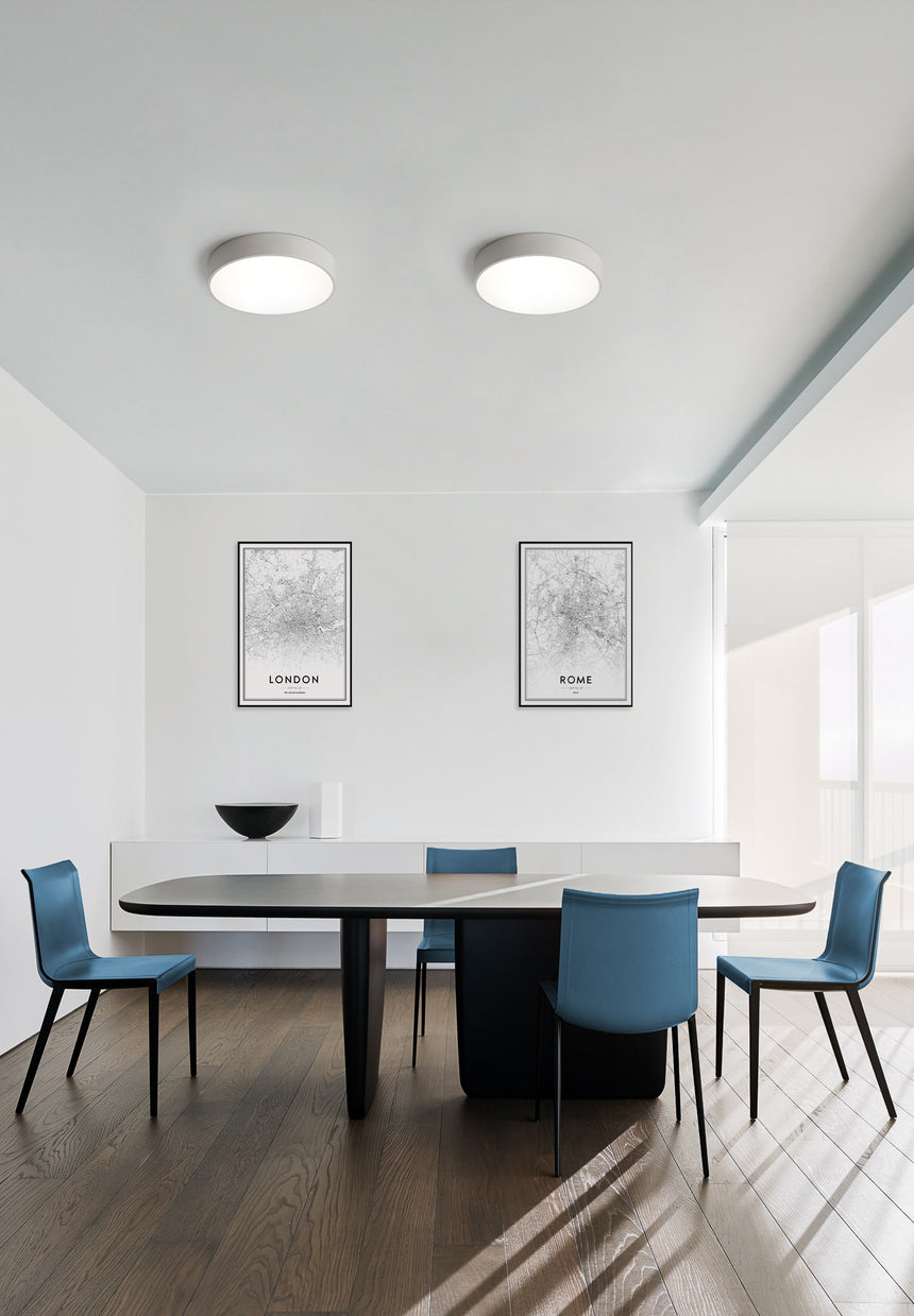 ACB Isia Plafón LED blanco 3000K-4000K Casambi P3453070BCA