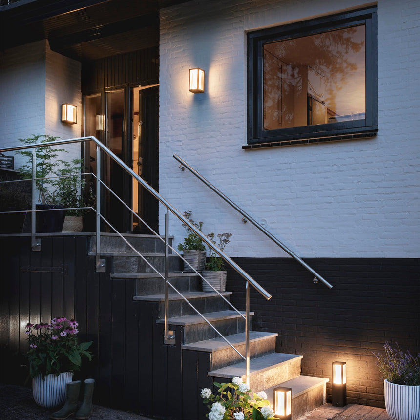 Philips Hue White and Color Ambiance Aplique de pared Impress negro RGBW 16W IP44 1743030P7 - imagen 4