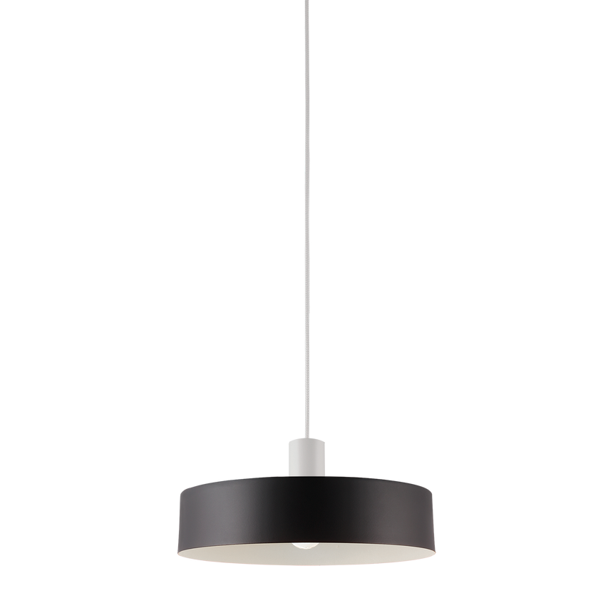 ACB Jarvis Pendant Light 3708/30 Black Text., White Text. Kit, LED E27 15W, C3708081N