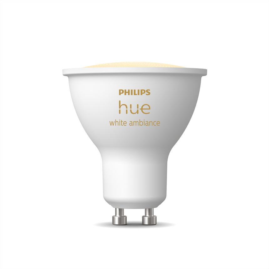Philips Hue Bombilla dicroica White Ambiance GU10 4,2W 400lm 8720169229976 - vista alternativa