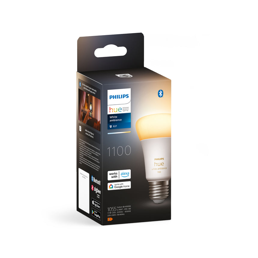 Philips Hue Bombilla White Ambiance E27 11W 1055lm 29111900 - imagen 9