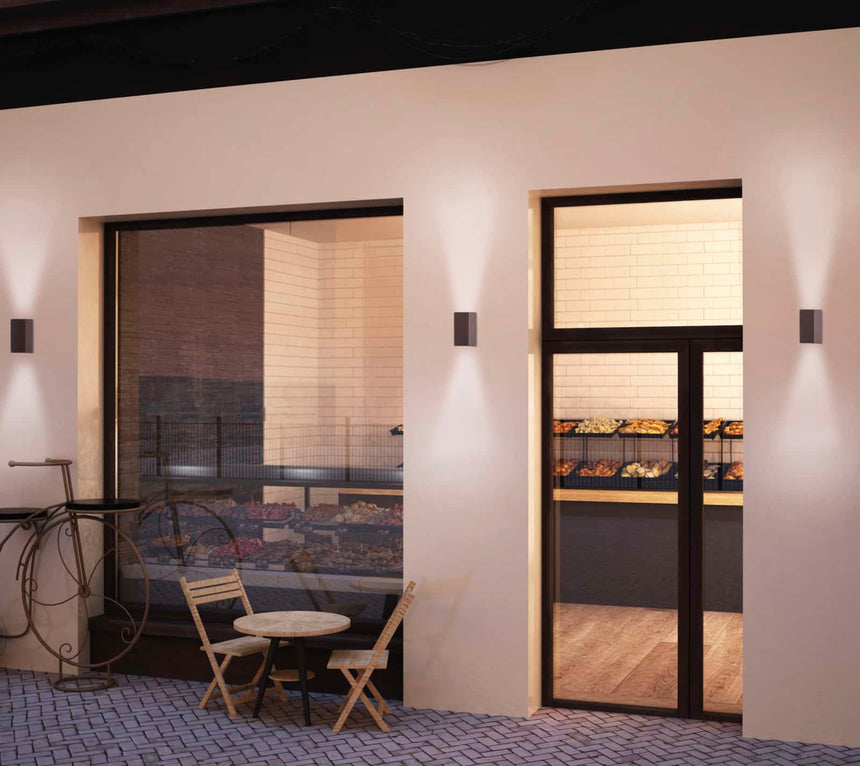 Mantra Kandanchu Lámpara de pared aplique 2 luces corten 7471 - en ambiente