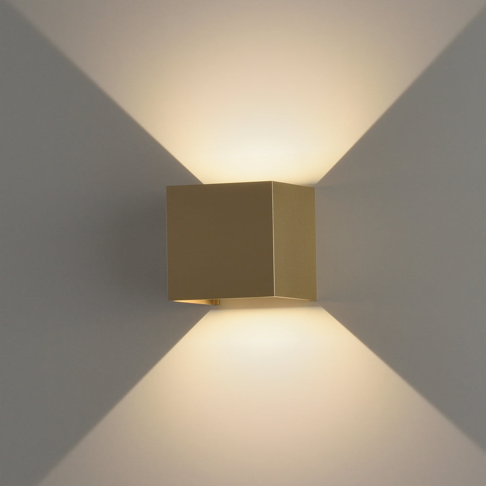 ACB Kendo Wall Lamp 16/2032-10 Technical Gold, LED COB 2x6W 3000K 850lm, CRI90 IP65 A203210O