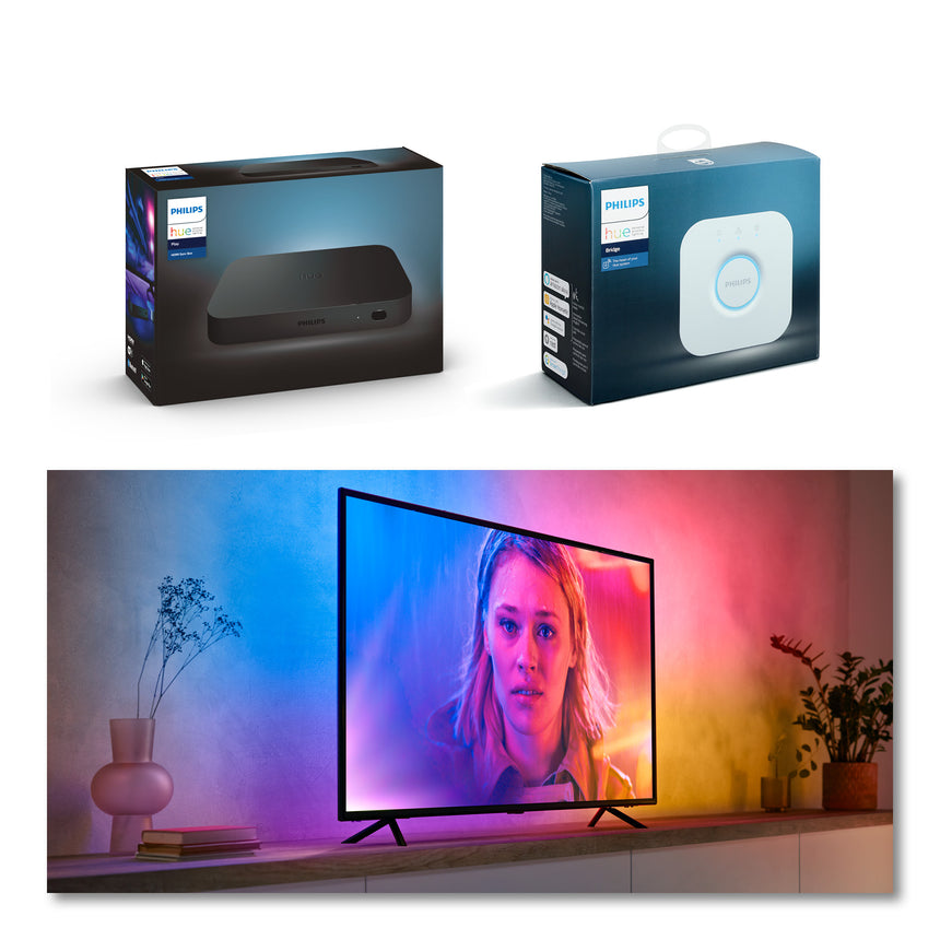 Philips Hue White and Color Ambiance Tira LED negro RGBW 20W 1100lm