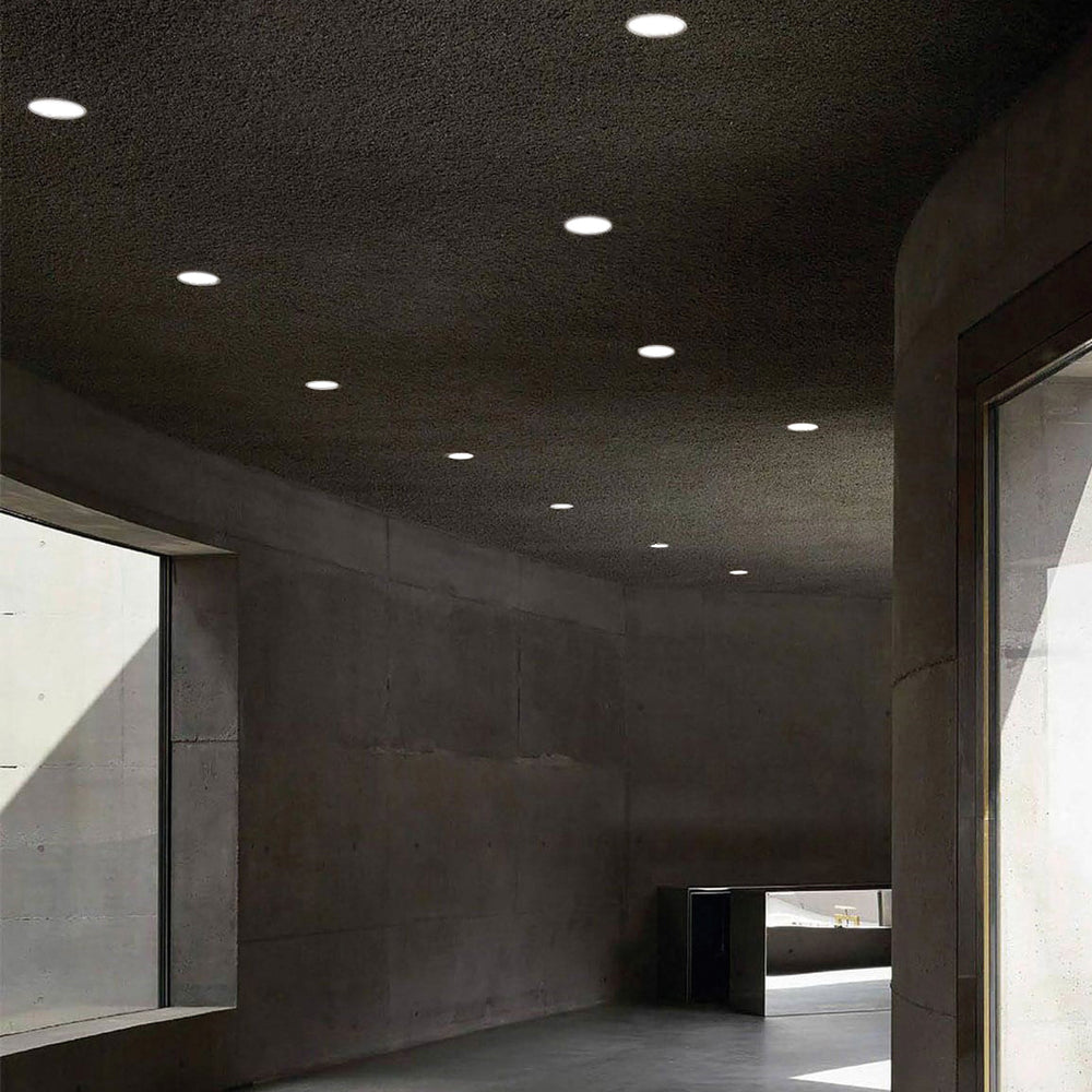ACB Kidal Recessed 3771/13 Textured Black, 20W COB LED, 2700K, 1680lm, CRI90 I, IP44/IP20, Integrated LED, E3771390N