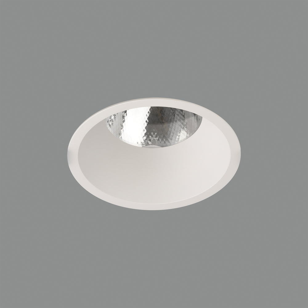 ACB Kidal Recessed 3771/13 Textured White, 20W 4000K COB LED, 1988lm, CRI90 I IP44/IP20, Integrated LED E3771310B