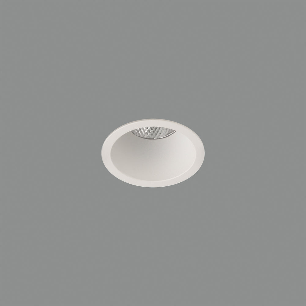ACB Kidal Recessed 3771/6 Textured White, 5W 4000K 580lm COB LED, CRI90 I IP44/IP20, Integrated LED E3771210B