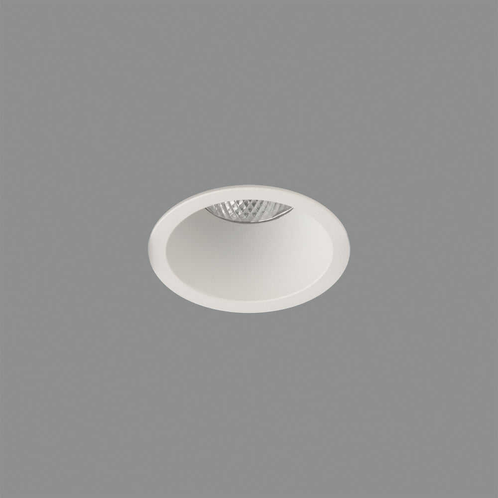 ACB Kidal Recessed 3771/8 Textured White, 7W 4000K 730lm COB LED, CRI90 I IP44/IP20, Integrated LED E377101B