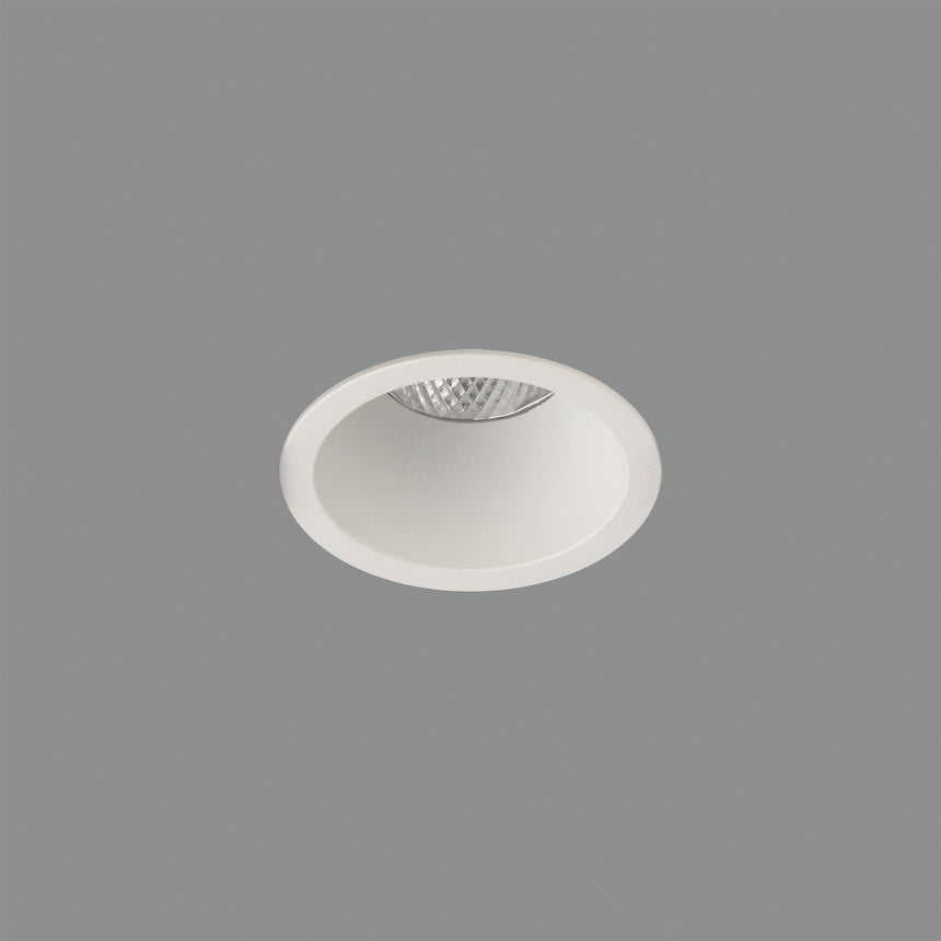 ACB Kidal Recessed 3771/8 Textured White, 7W 4000K 730lm COB LED, CRI90 I IP44/IP20, Integrated LED E377101B