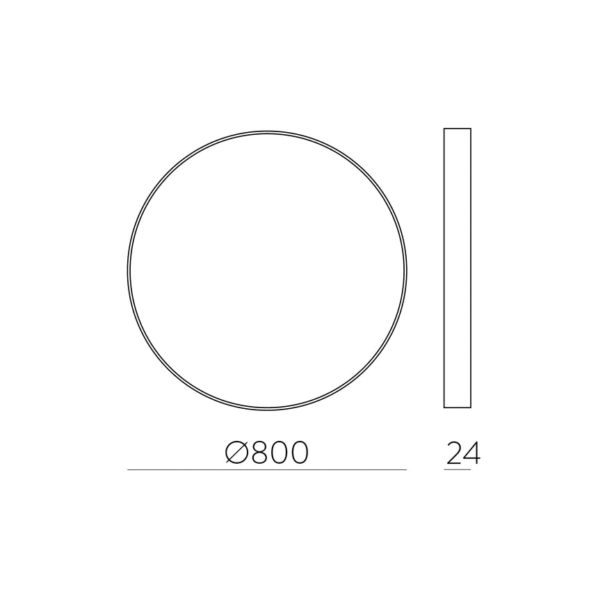 Plafón de techo ACB Koe blanco texturado Ø80cm P3852472B - imagen 3