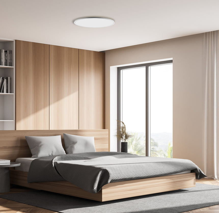 ACB Koe Plafón LED blanco texturado 45W 3000K 5500lm IP43 P3852601B