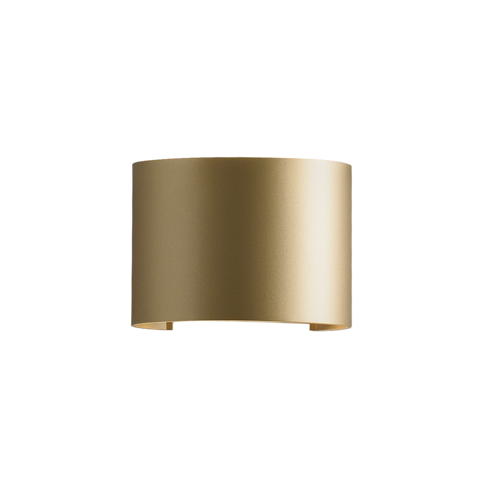 ACB Kowa Wall Lamp 16/2033-14 Technical Gold, LED COB 2x6W 3000K 850lm, CRI90 IP65 A203310O