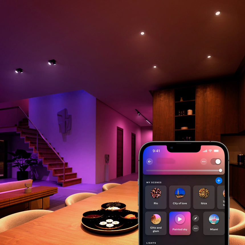 Philips Hue White and Color Ambiance Kit de inicio blanco RGBW 4,2W 400lm (5 uds) 87201