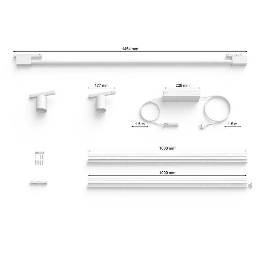 Philips Hue Aplique de pared Perifo blanco RGBW 5W 871951440790900