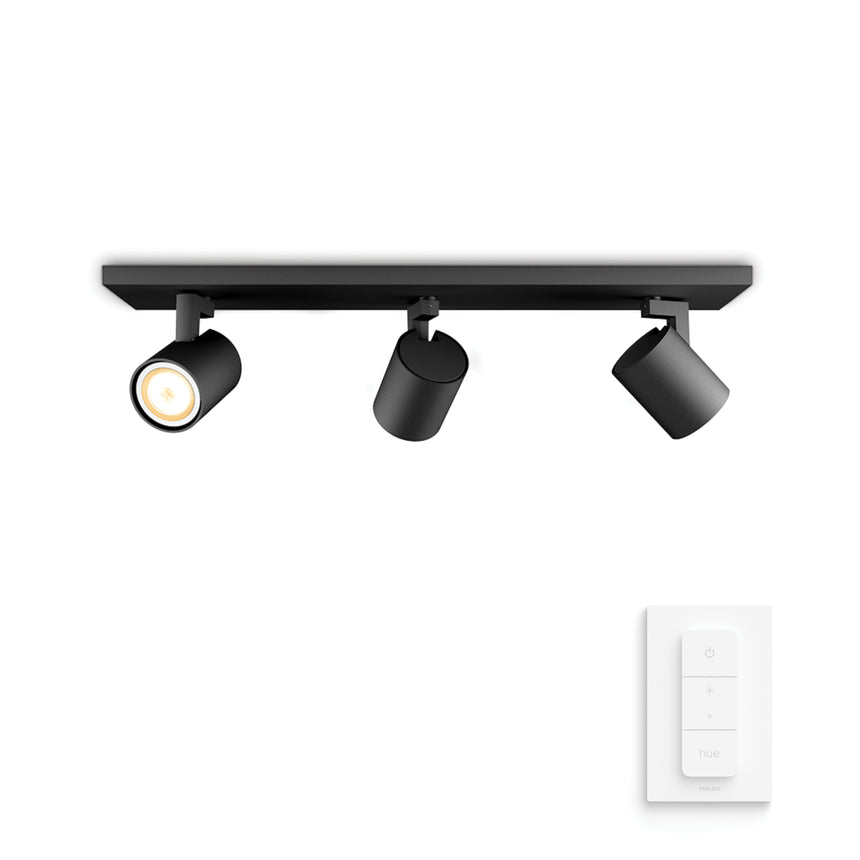 Philips Hue Foco Runner negro White Ambiance 4,2W 400lm (3 uds) 8720169320413