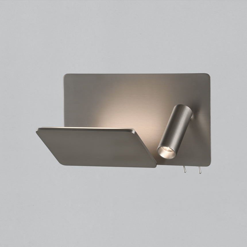 ACB Laika Aplique LED níquel mate 6W 2700K 3W 2700K interruptores orientable USB C A3665194NMDER