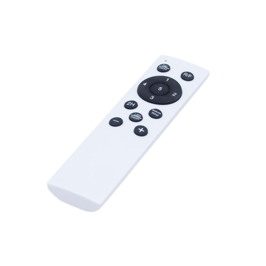 Ventilador de techo LedsC4 Calar blanco madera clara motor DC Ø107cm VE-0016-BLA
