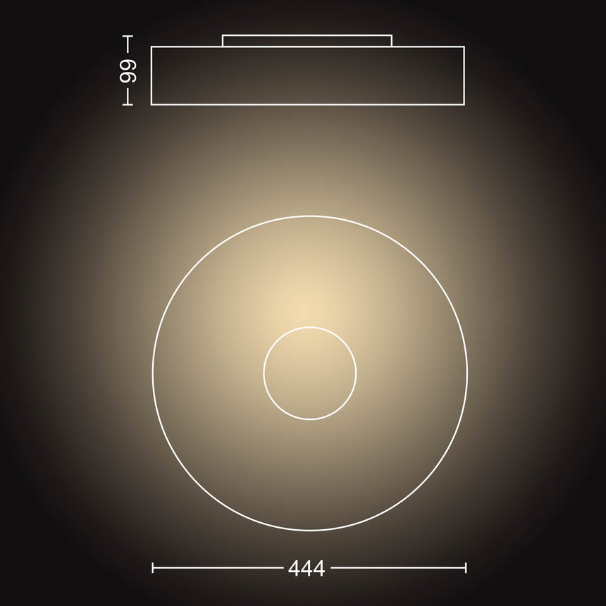 Philips Hue Plafón Fair negro White Ambiance 25W 871951434125800 2900lm - imagen 8