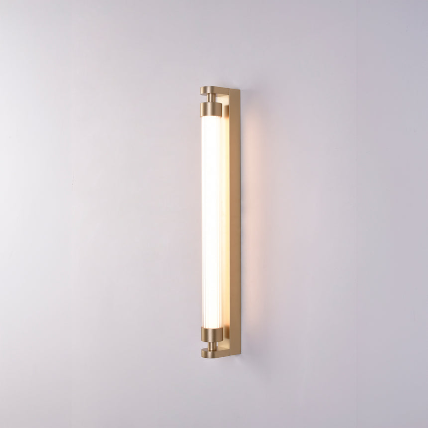 Lámpara de pared aplique ACB Lineo oro técnico IP44 regulable A4008070ODT