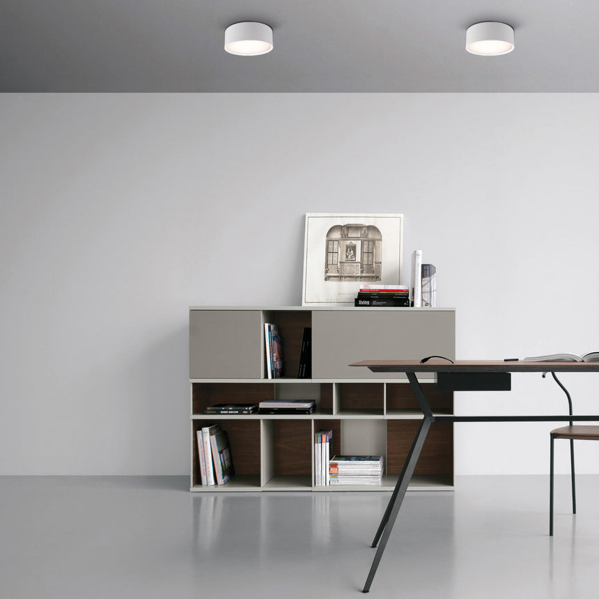 ACB Linus Plafón LED 18W blanco texturado 2700K 3000K Slide Switch P3845270B