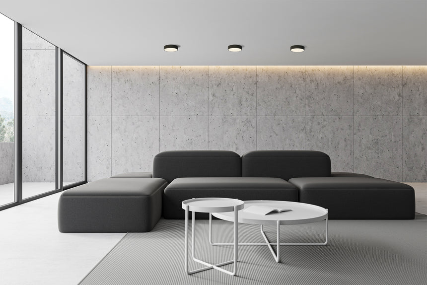 ACB London Plafón LED Negro 12W 3000K P376020N