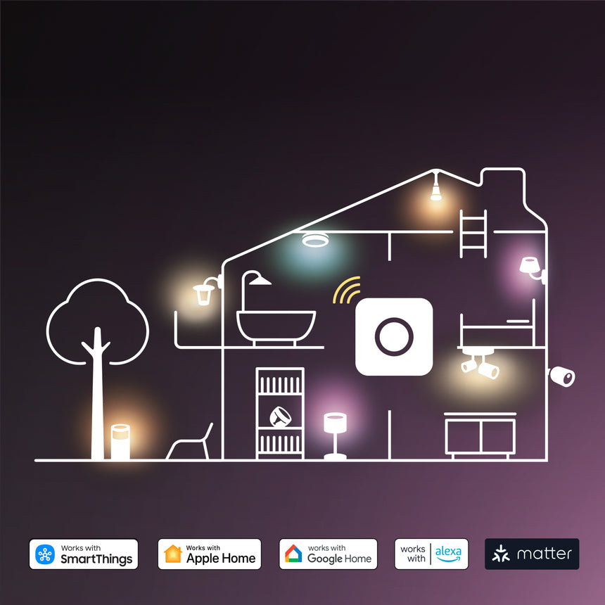 Philips Hue White and Color Ambiance Kit de inicio Essential blanco RGBW 3W (4 87211