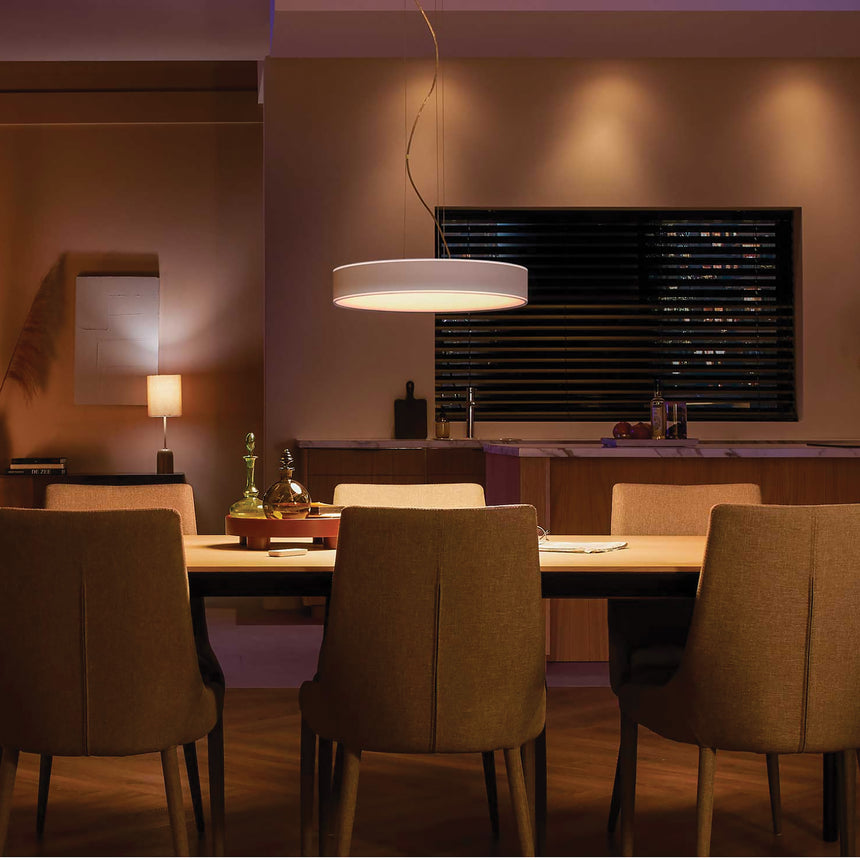 Philips Hue Lámpara colgante Enrave negro White Ambiance 34W 4116230P6 4300lm - imagen 5