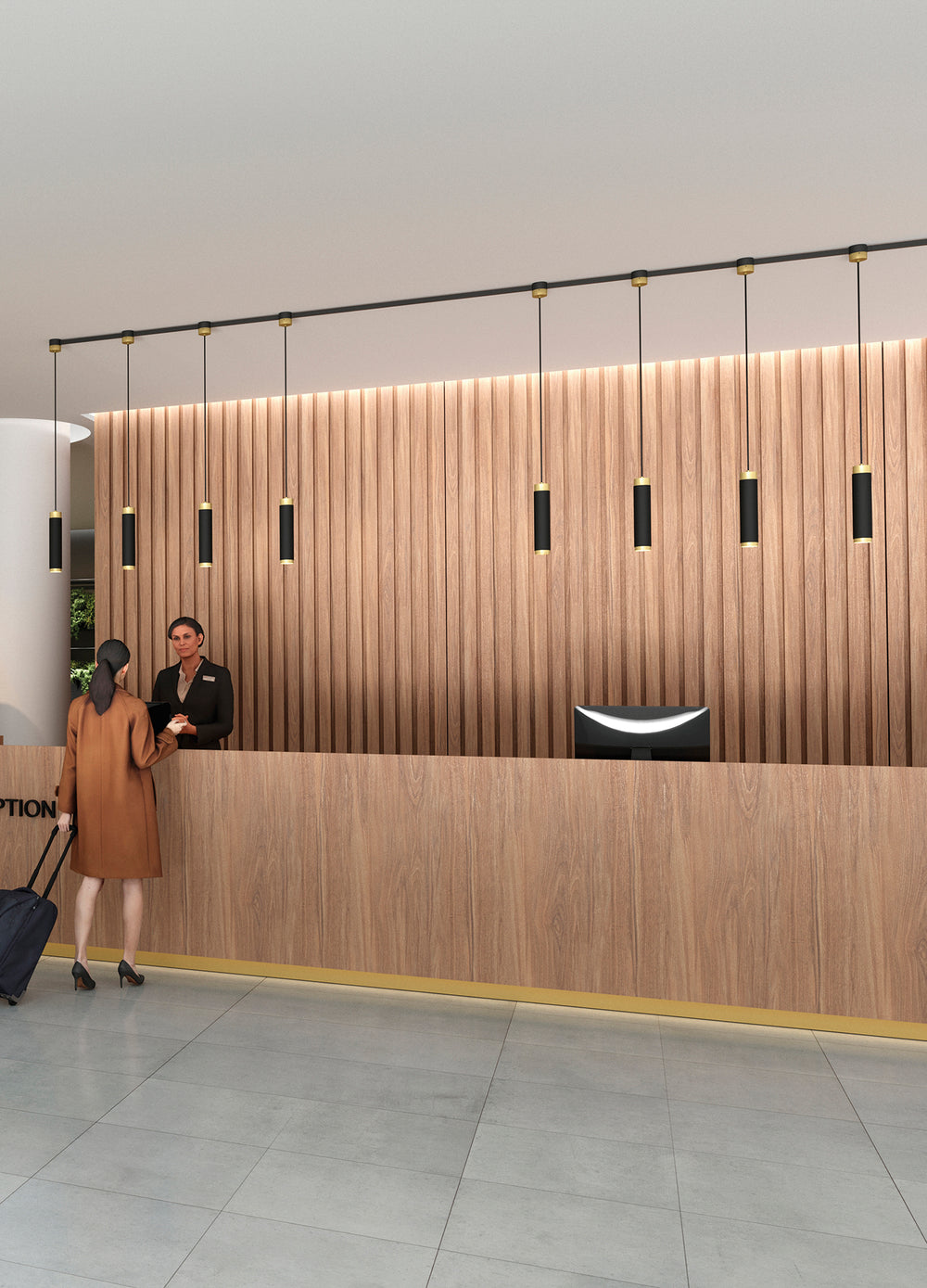 ACB Lux Pendant Ceiling Lamp 3989 Textured Black/Black, 13W 3000K 1240lm COB LED, CRI90, Integrated LED C3989000NN