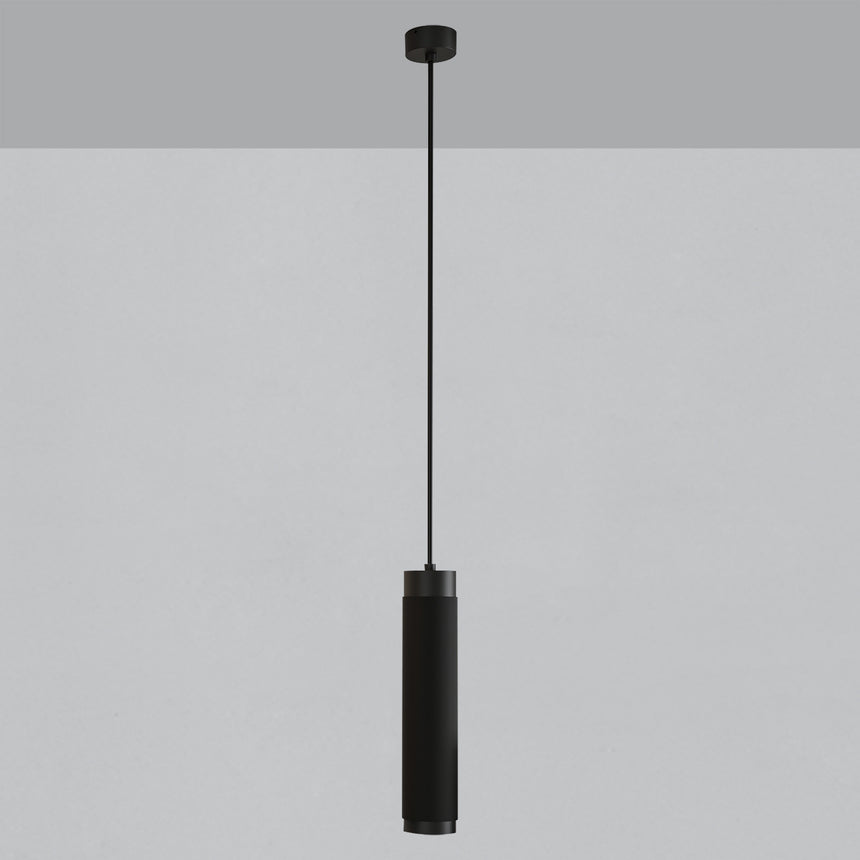 ACB Lux Pendant Ceiling Lamp 3989 Textured Black/Black, 13W 3000K 1240lm COB LED, CRI90, Integrated LED C3989000NN