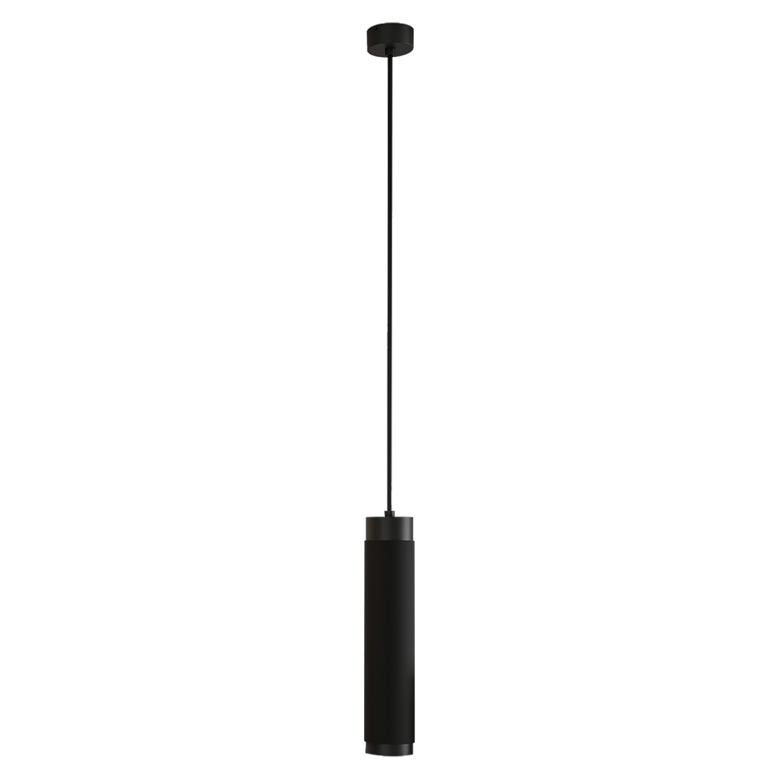 ACB Lux Pendant Ceiling Lamp 3989 Textured Black/Black, 13W 3000K 1240lm COB LED, CRI90, Integrated LED C3989000NN