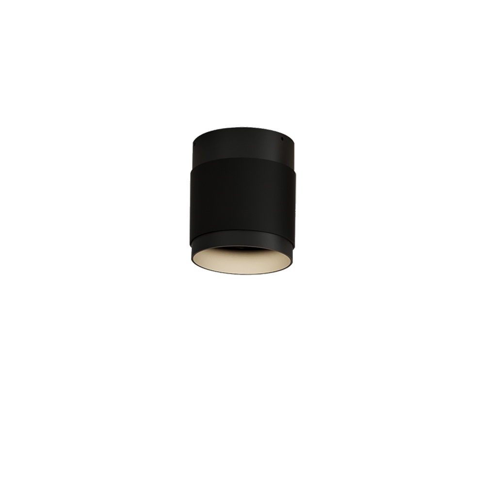 ACB Lux Ceiling Light 3989/10 Textured Black/Black, 18W 3000K COB LED, 2130lm, CRI90, Integrated LED P3989100NN