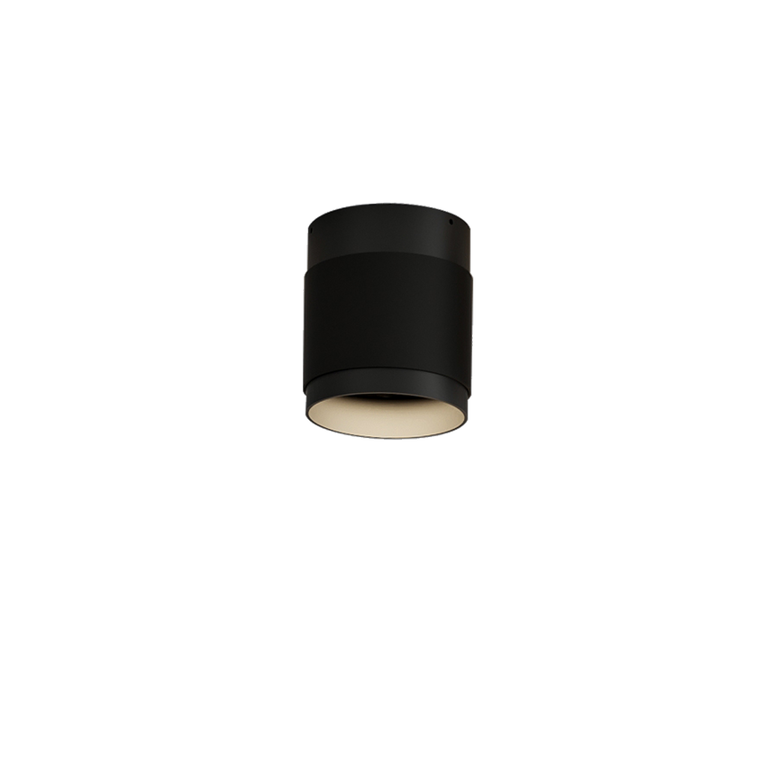 ACB Lux Ceiling Light 3989/10 Textured Black/Black, 18W 3000K COB LED, 2130lm, CRI90, Integrated LED P3989100NN