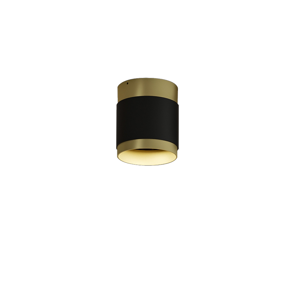 ACB Lux Ceiling Light 3989/10 Technical Gold/Black, 18W COB LED, 3000K, 2130lm, CRI90, Integrated LED P3989100ON