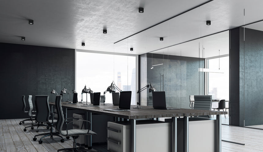 ACB Mako Plafón Negro LED COB 20W 3000K Orientable P384310N