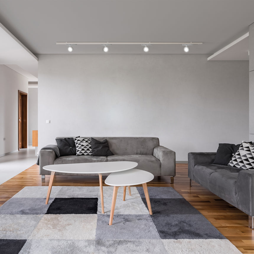 ACB Mako proyector LED carril blanco texturado 20W 3000K orientable T384310B