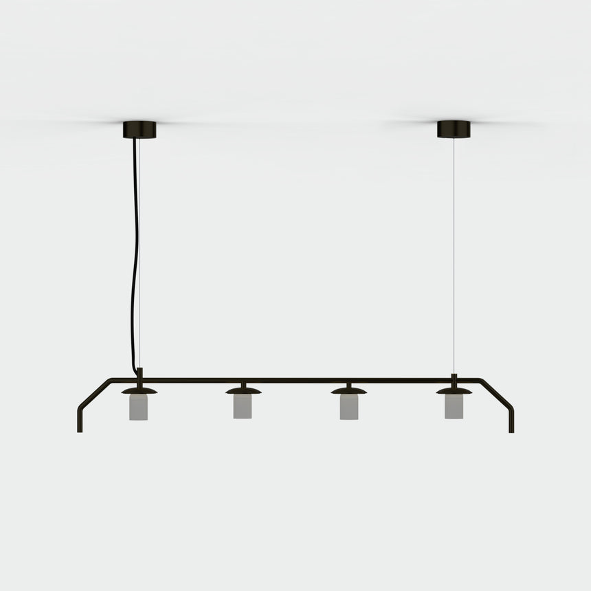 ACB Maui lámpara colgante negro mate - vista principal del producto