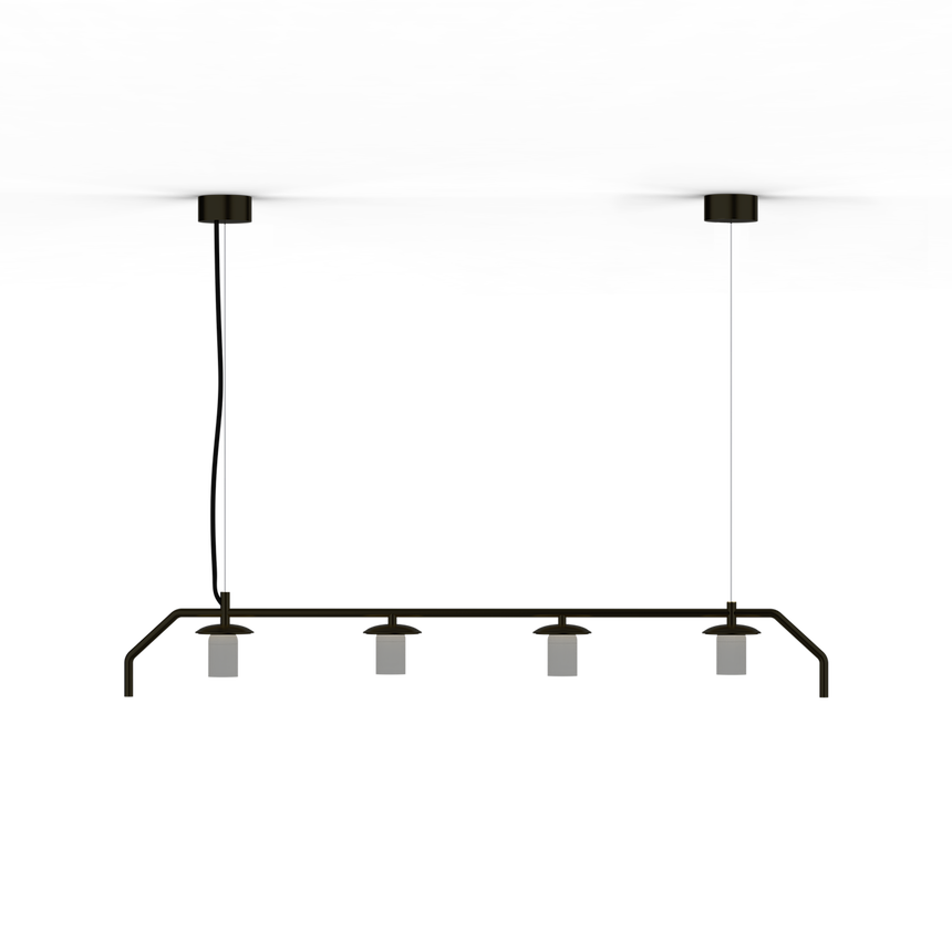 ACB Maui lámpara colgante negro mate - vista en ambiente