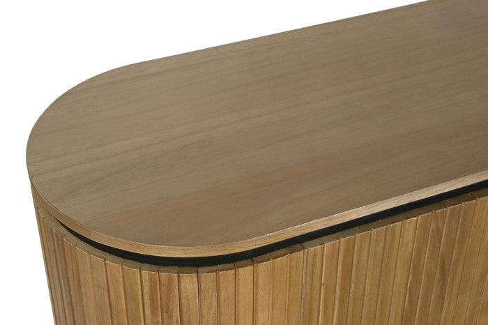 Aparador buffet de madera paulownia 3 puertas 170cm 208696