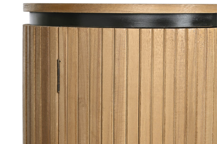 Mueble TV de madera paulownia 4 puertas 180cm 208697