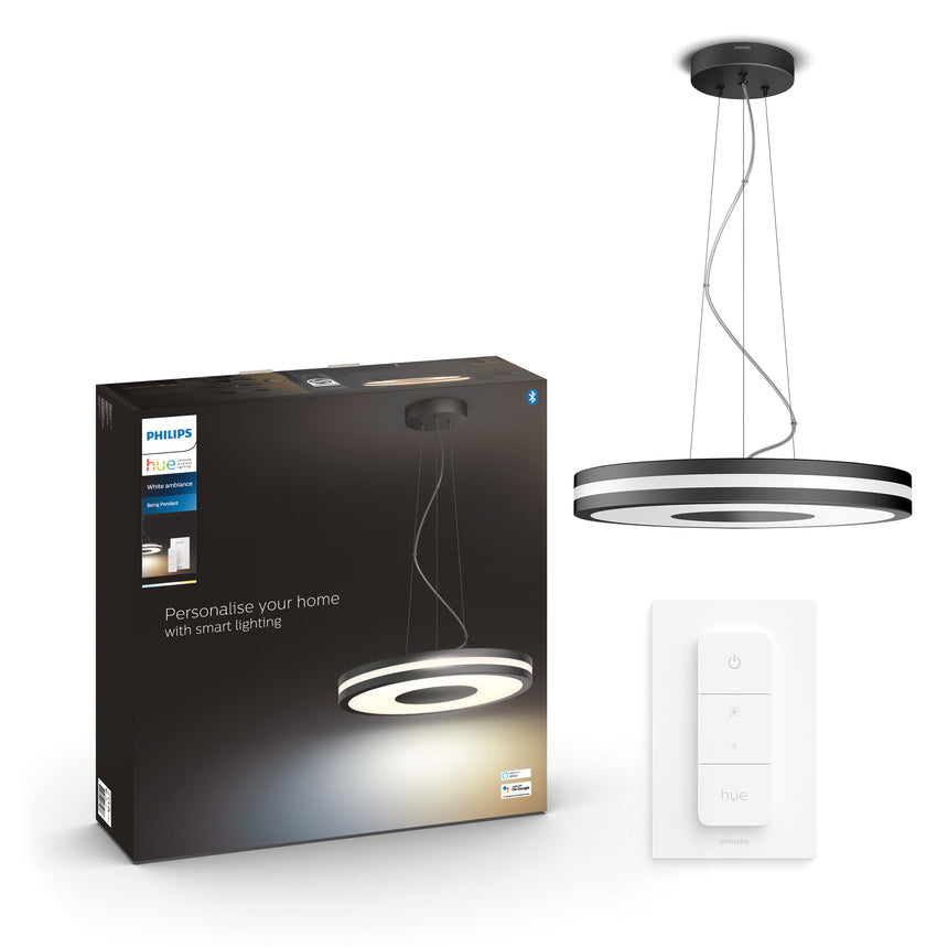 Philips Hue Lámpara colgante Being negro White Ambiance 25W 4098430P6 2900lm