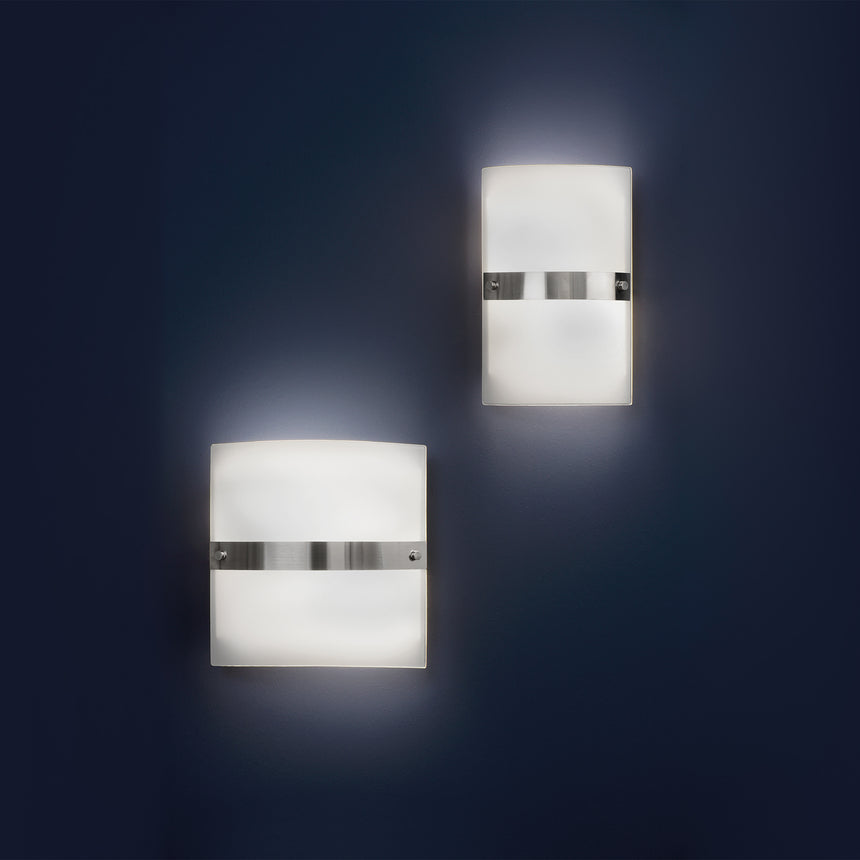 ACB Milano Aplique níquel satinado LED E14 2x9W A163291NMS