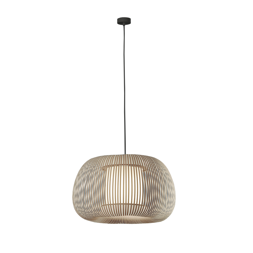 ACB Mirta Lámpara de techo colgante Piedra Negro E27 15W C3055082PIN