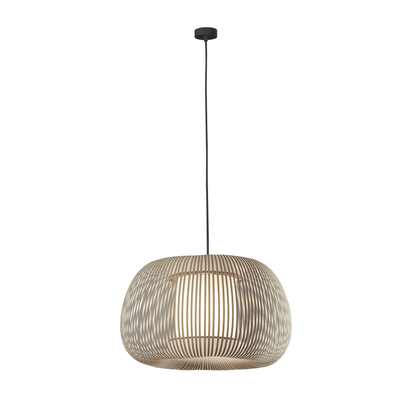 ACB Mirta Lámpara de techo colgante Piedra Negro E27 15W C3055182PIN