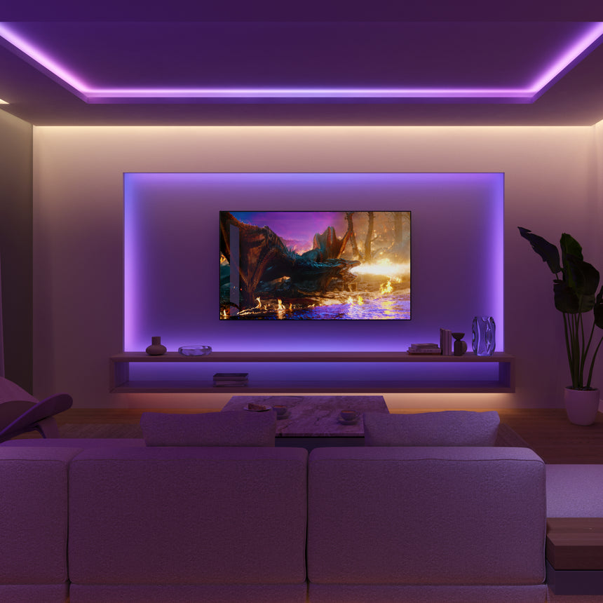 Philips Hue White and Color Ambiance Extensión tira LED flux blanco RGBW 48W 8721103