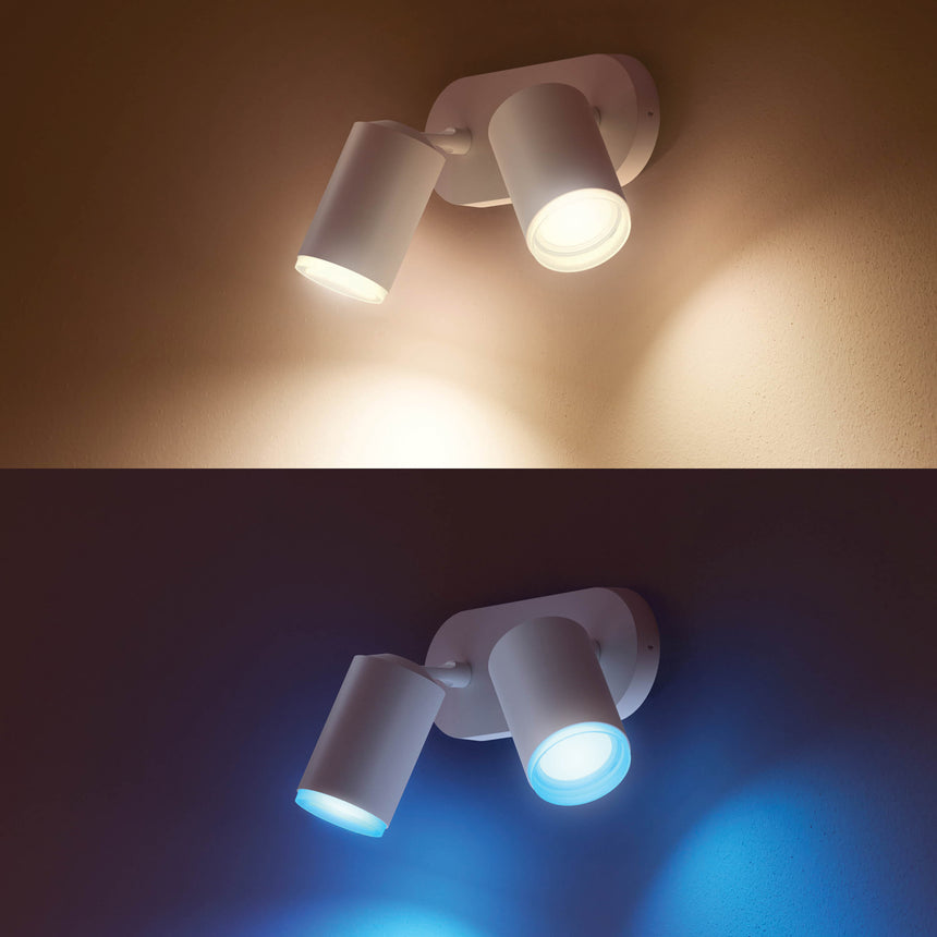 Philips Hue White and Color Ambiance Foco Fugato blanco RGBW 4,2W 800lm 8720169319455 - imagen 4