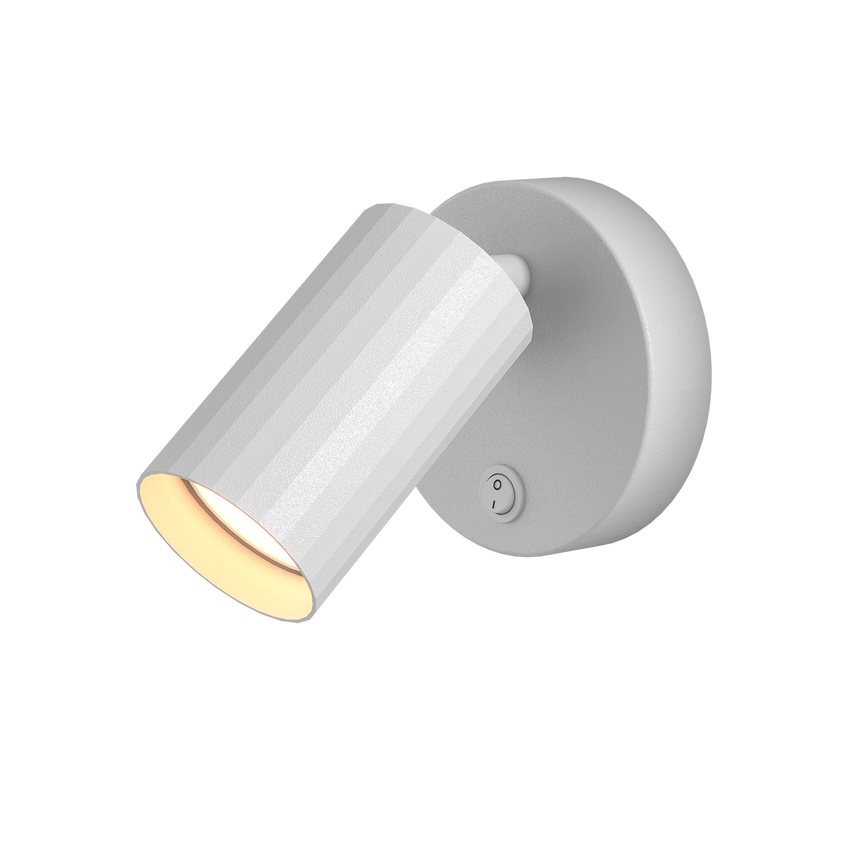 ACB Modrian Aplique LED GU10 8W orientable con interruptor blanco A3951080B